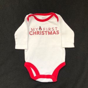 3/$20 - Carter’s newborn Christmas onesie